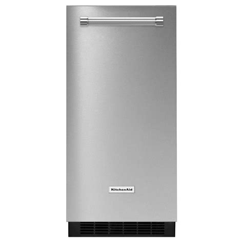 kitchenaid stainless steel cabinet door|kitchenaid 24 inch ice maker.